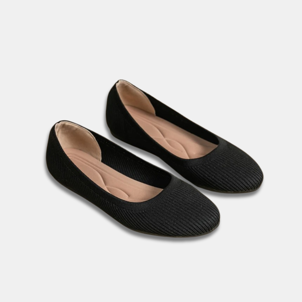 Edith™ | Elegante ademende slip-on ballerina schoen