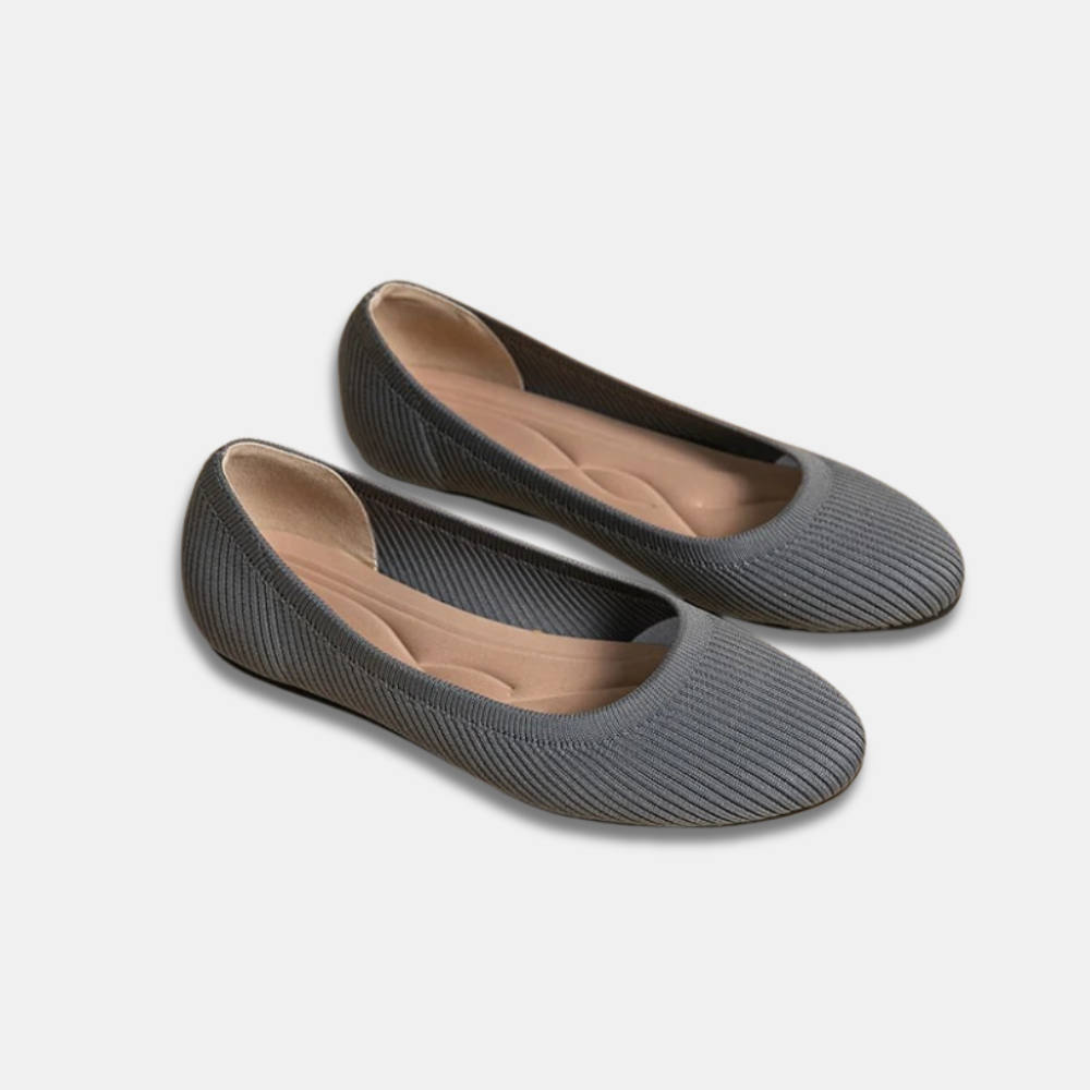 Edith™ | Elegante ademende slip-on ballerina schoen