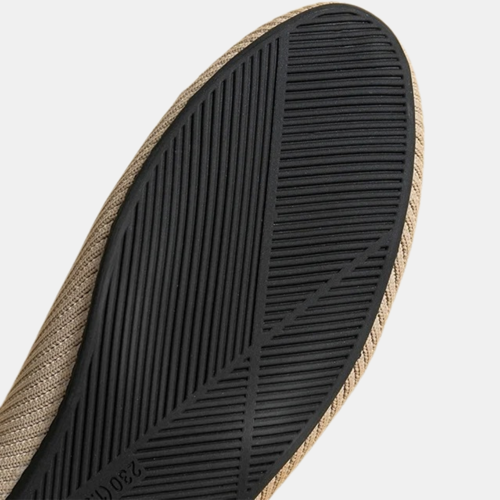 Edith™ | Elegante ademende slip-on ballerina schoen